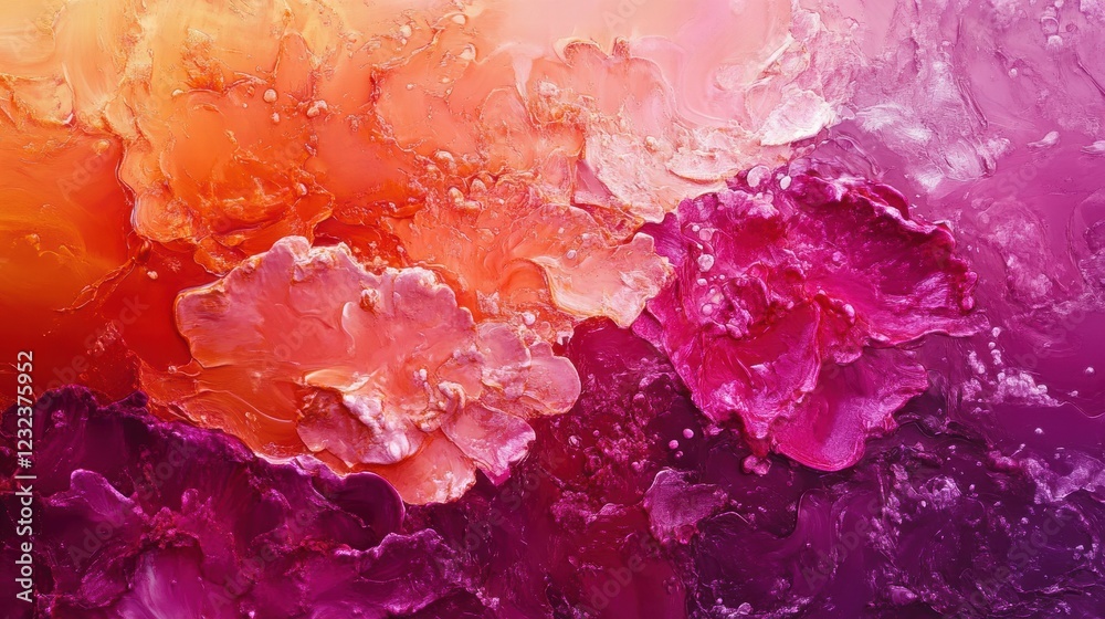 custom made wallpaper toronto digitalA Vibrant Background with Coral Orange and Deep Blue