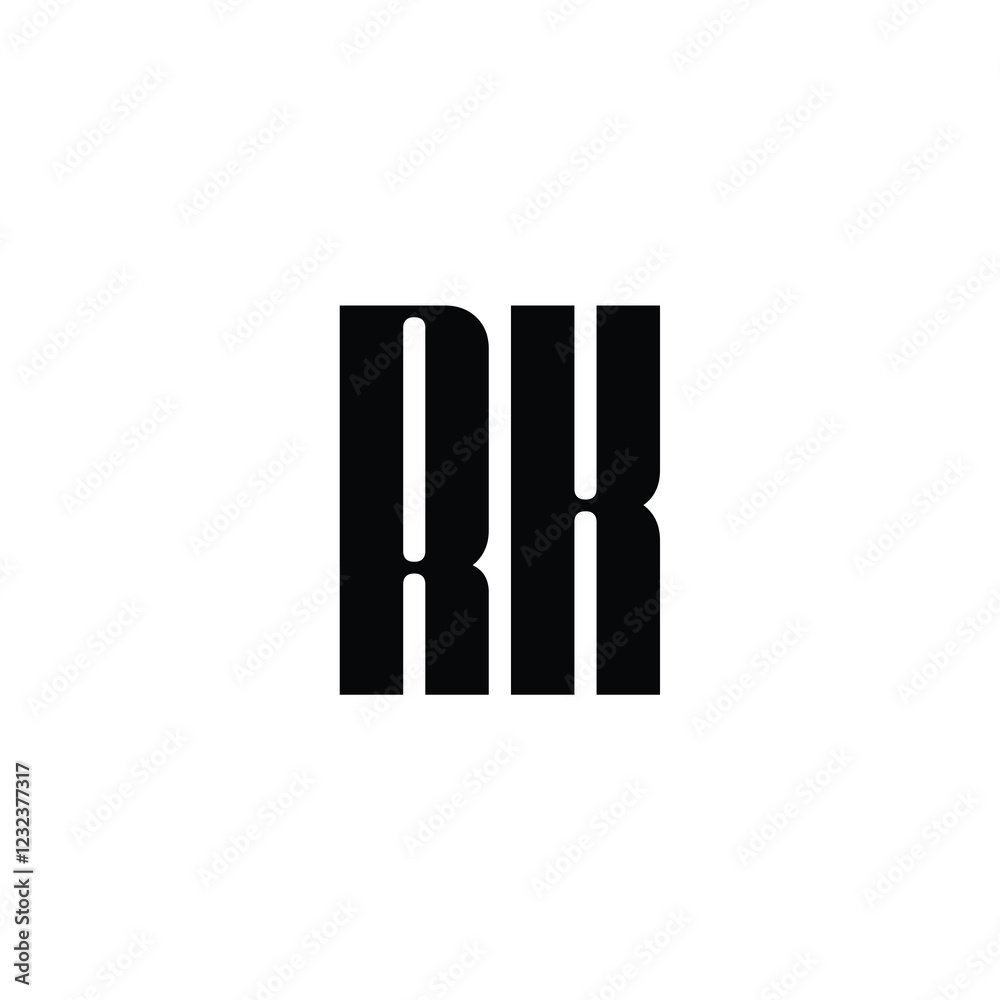 RK monogram logo design letter text name symbol monochrome logotype alphabet character simple logo RK monogram logo design letter text name symbol monochrome logotype alphabet character simple logo