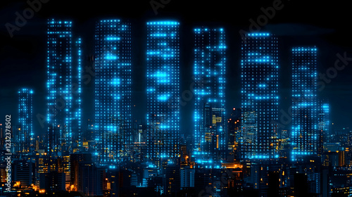 Digital Cityscape: Binary C...