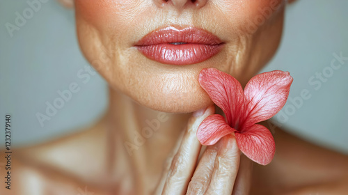 Close-up of Woman Holding a...