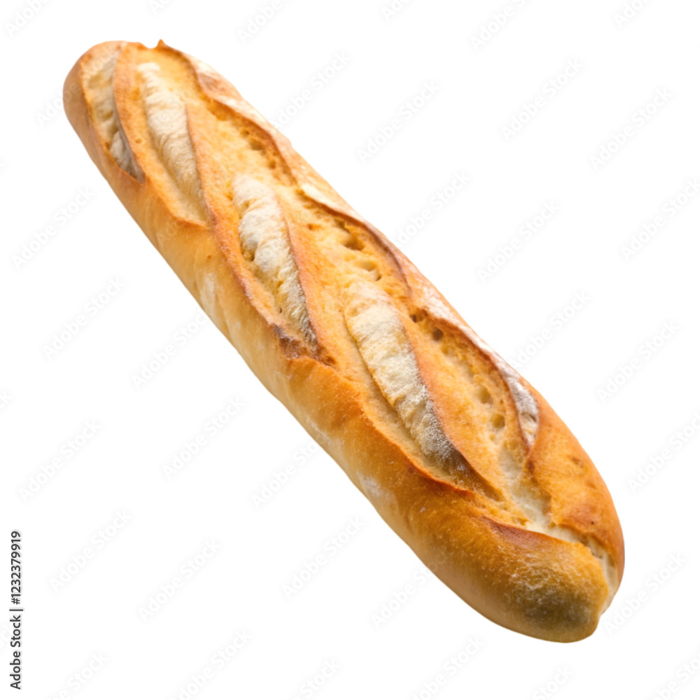 Baguette isolated on transparent background Baguette isolated on transparent background