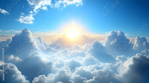Sun Shines Through Fluffy W...