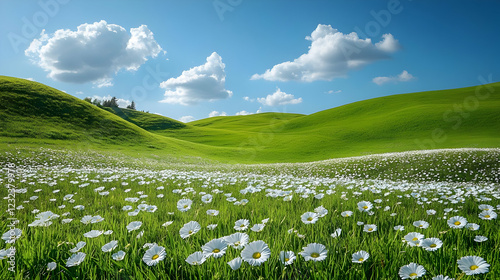 White flowers bloom beautif...