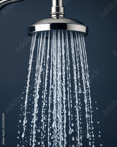 shower with drops