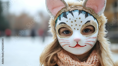 Child Wears Adorable Feline...