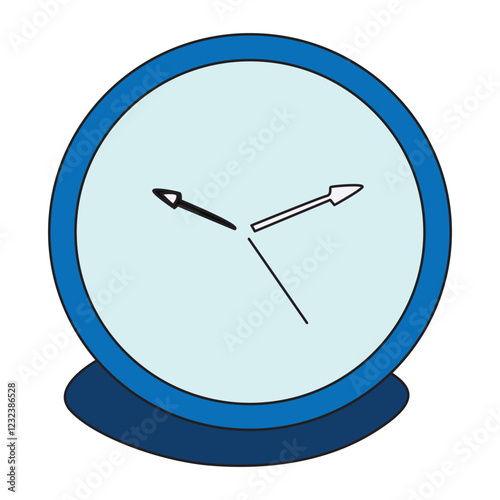 Clock isolated on white background