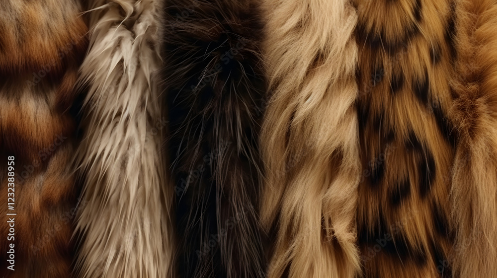 a close up of a fur coat a close up of a fur coat