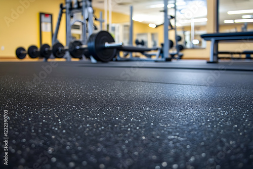 Wallpaper Mural Durable Rubber Gym Flooring Designed for Safety and Injury Prevention- Torontodigital.ca