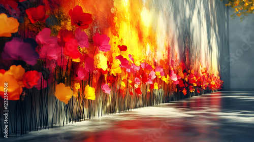 Colorful Flowers Bloom Vibr...