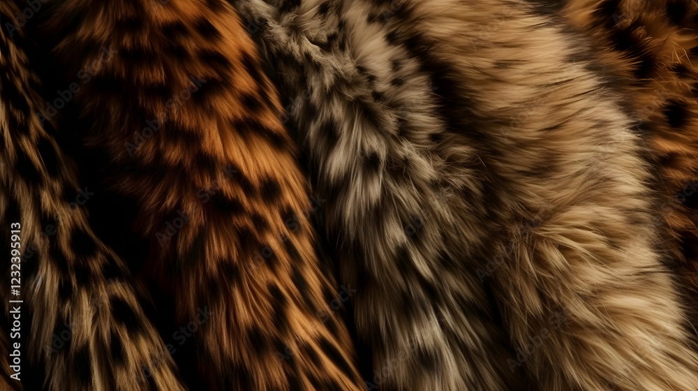 a close up of a fur with a blur