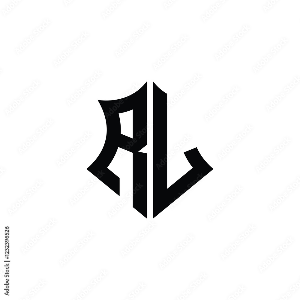 RL monogram logo design letter text name symbol monochrome logotype alphabet character simple logo RL monogram logo design letter text name symbol monochrome logotype alphabet character simple logo