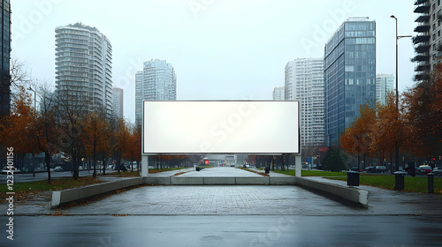 Blank Billboard Stands Tall...