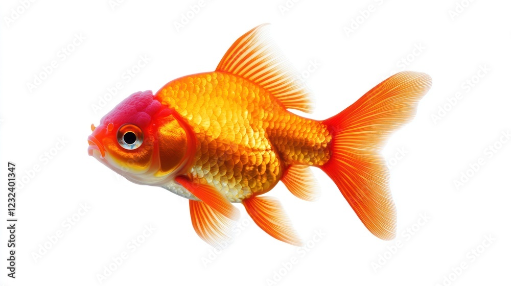 Vibrant Goldfish: A Stunning Aquatic Portrait Vibrant Goldfish: A Stunning Aquatic Portrait