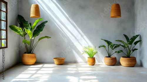 Bright Room Decorated with ...