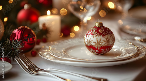 Elegant Christmas Table Set...