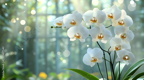 White Orchid Flowers Bloom ...