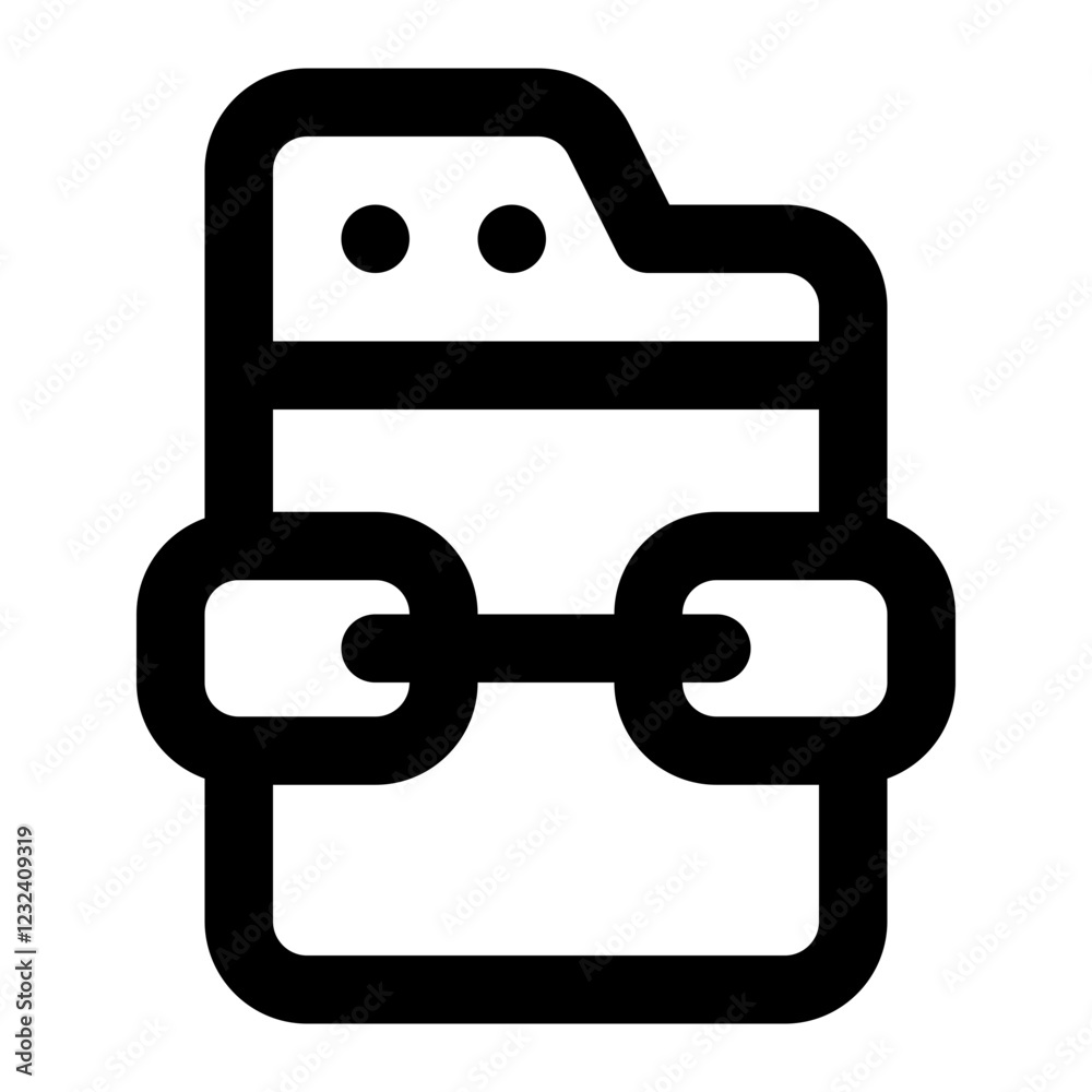 Linked Line Icon Linked Line Icon
