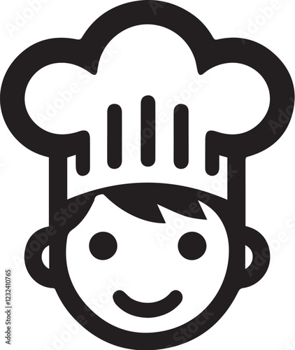 Adobe Illustrator Artwork, chef icon, chef,icon, illustration, vector, symbol, sign, button, heart, cartoon, design, cloud, love, face, concept, animal, internet, web, logo, business, element, smile, 