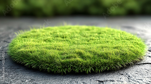 Circular Patch of Vibrant G...