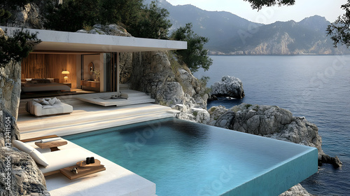 Luxury Cliffside Villa with...