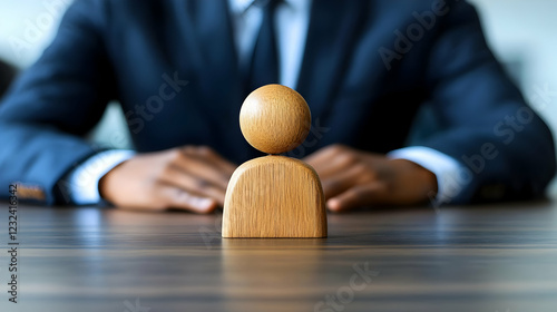 Wooden Figure Representing ...