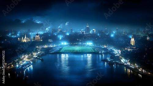 Illuminated Cityscape Showc...