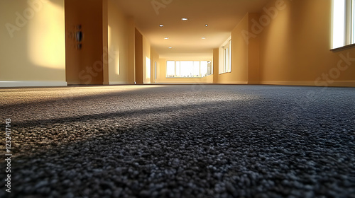 Empty hallway stretches tow...