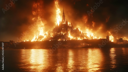 Blazing Inferno Engulfs Maj...