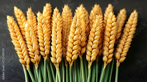Golden Wheat Stalks Stand T...