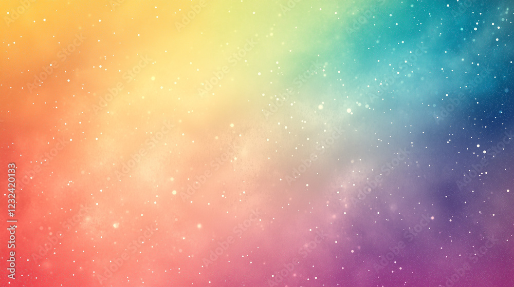 Fototapeta premium Colorful Rainbow Gradient Background with Grainy Texture