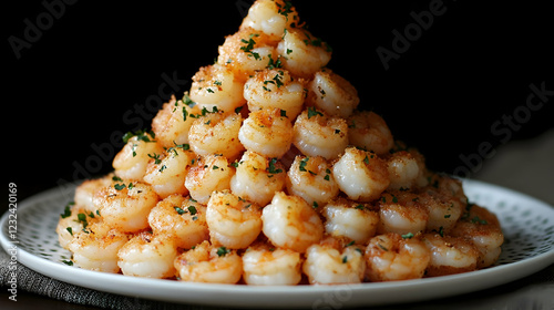 Delicious Shrimp Pyramid Ga...