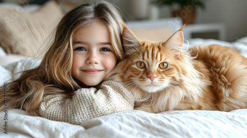 Smiling Girl and Fluffy Gin...
