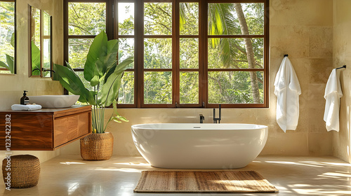 Modern Bathroom Interior De...
