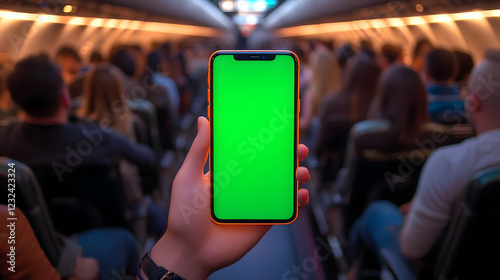 Hand Holds Smartphone with ...