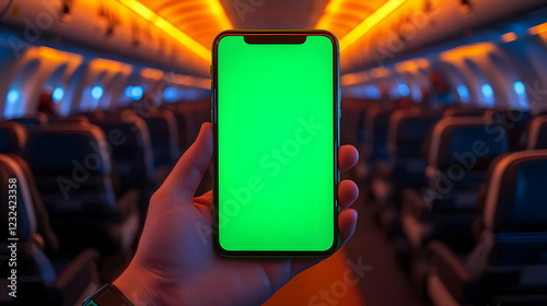 Hand Holds Smartphone with ...