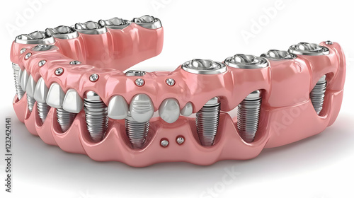 3D Render of Dental Implant...