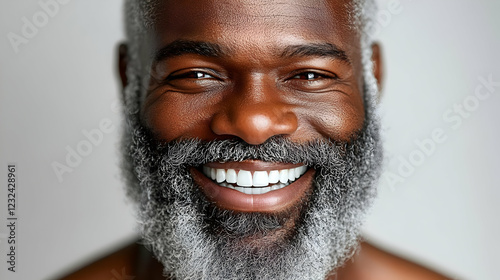 Man with Salt and Pepper Be...