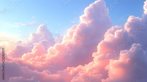Pink Clouds Fill the Sky wi...