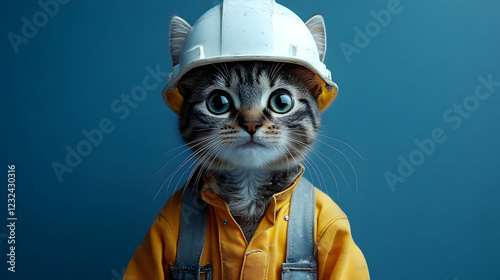 Adorable Kitten Wears Safet...