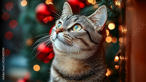 Curious Cat Observes Festiv...