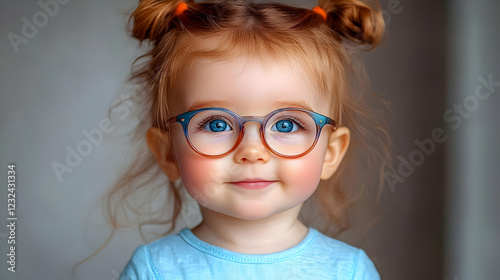 Adorable Toddler Girl with ...