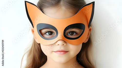 Young Child Wears an Orange...