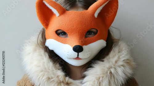 Child Wears an Orange and W...