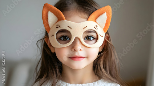 Adorable Child Wears Cute A...