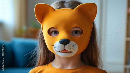 Young Girl Wears a Playful ...