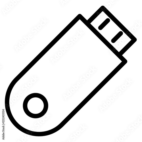 usb icon vector illustration