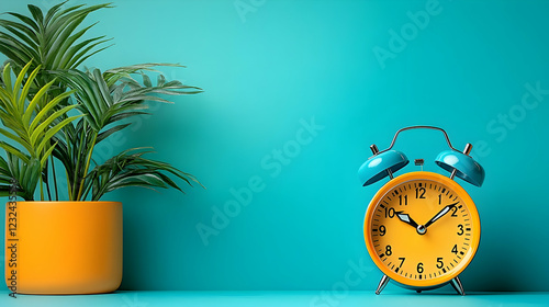 Yellow Alarm Clock Stands B...