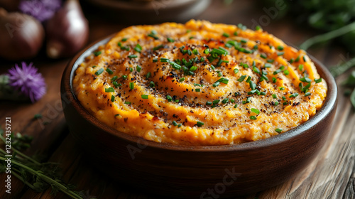 Mashed Sweet Potato Dish wi...