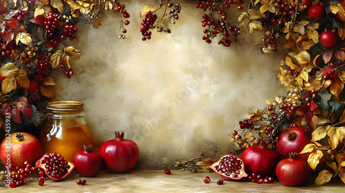 Autumn Still Life Shows Pom...