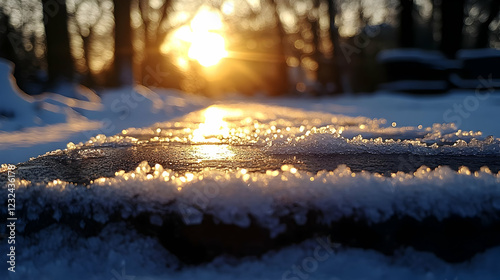 Golden Sunset Reflects on I...